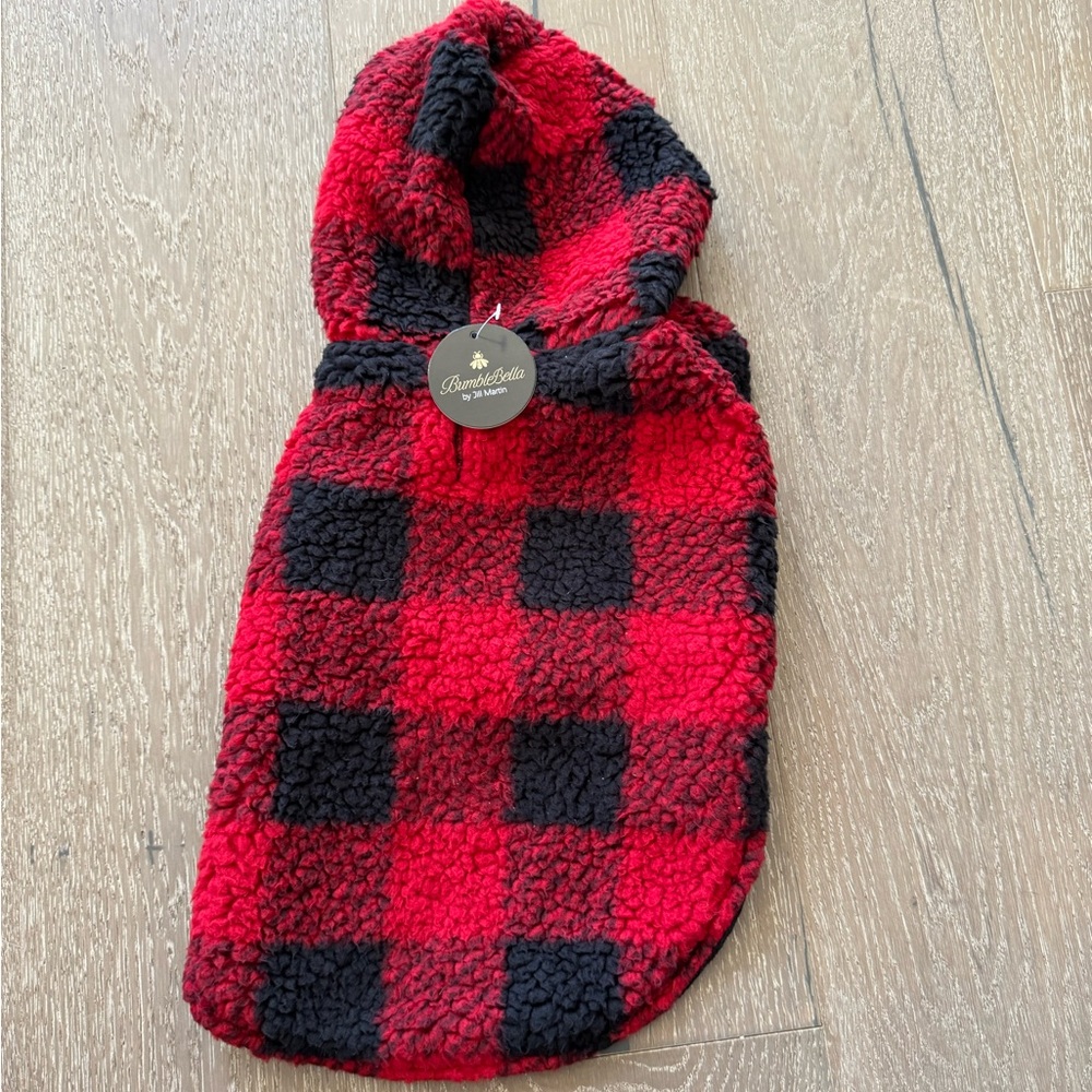 Bumble Bella by Jill Martin Buffalo check dog jacket